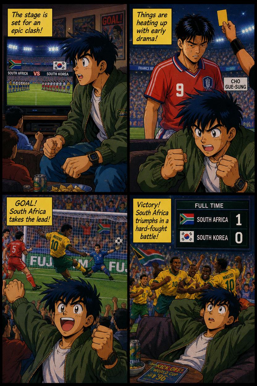 Comic-Rückblick: South Africa gegen South Korea