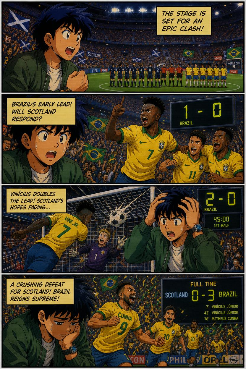 Comic-Rückblick: Scotland gegen Brazil