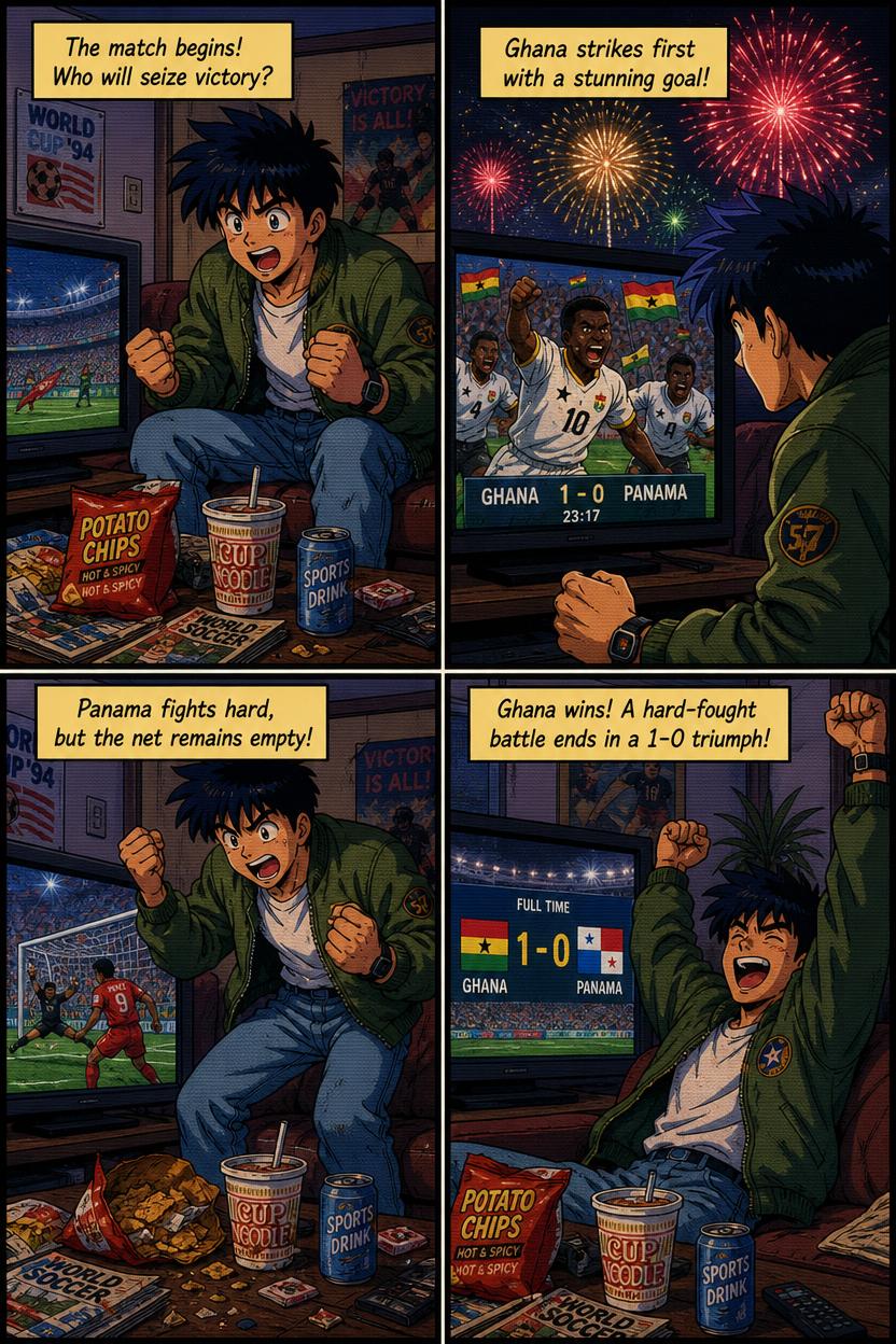 Comic-Rückblick: Ghana gegen Panama